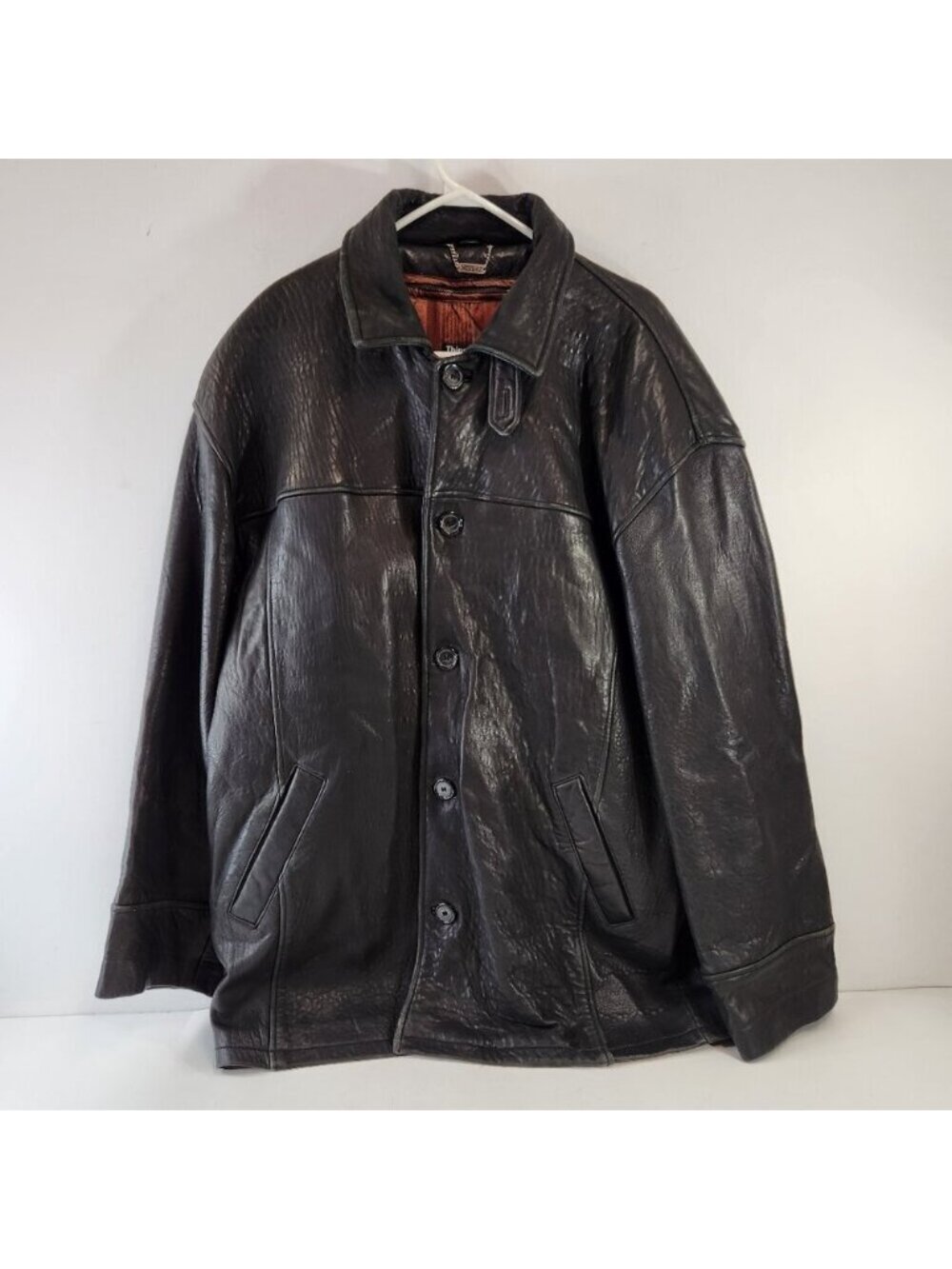 Danier Leather Jacket Removable Thinsulate Lining Mens Size Medium Black
